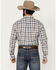 Image #4 - Ariat Men's Pro Series Dash Plaid Print Long Sleeve Button-Down Western Shirt - Tall , Navy, hi-res