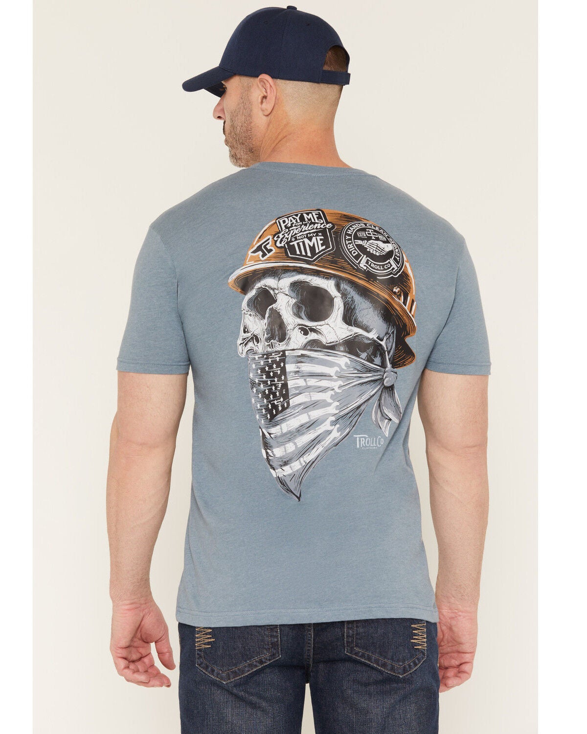 Troll Co Men's Headstrong Short Sleeve Graphic T-Shirt - Big, Brown, hi-res
