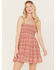 Trixxi Women's Floral Printed Dress, Pink, hi-res