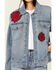 Image #3 - Ariat Women's Medium Wash Rodeo Quincy Denim Trucker Jacket, Medium Wash, hi-res