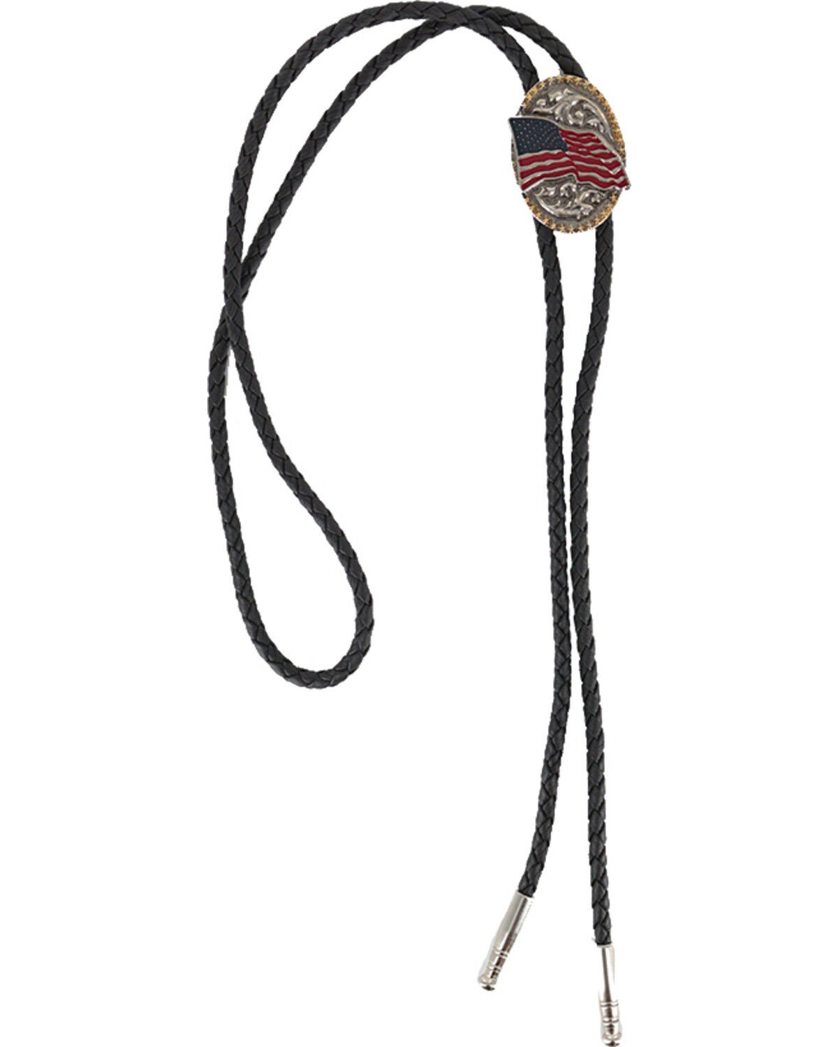 Cody James Men's American Flag Bolo Tie, Multi, hi-res