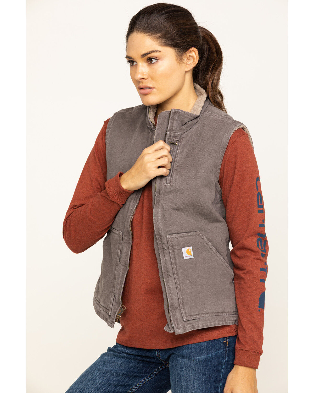 Carhartt sandstone vest deals