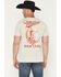 Image #4 - Miller Men's High Life Moon Short Sleeve Graphic T-Shirt, Natural, hi-res