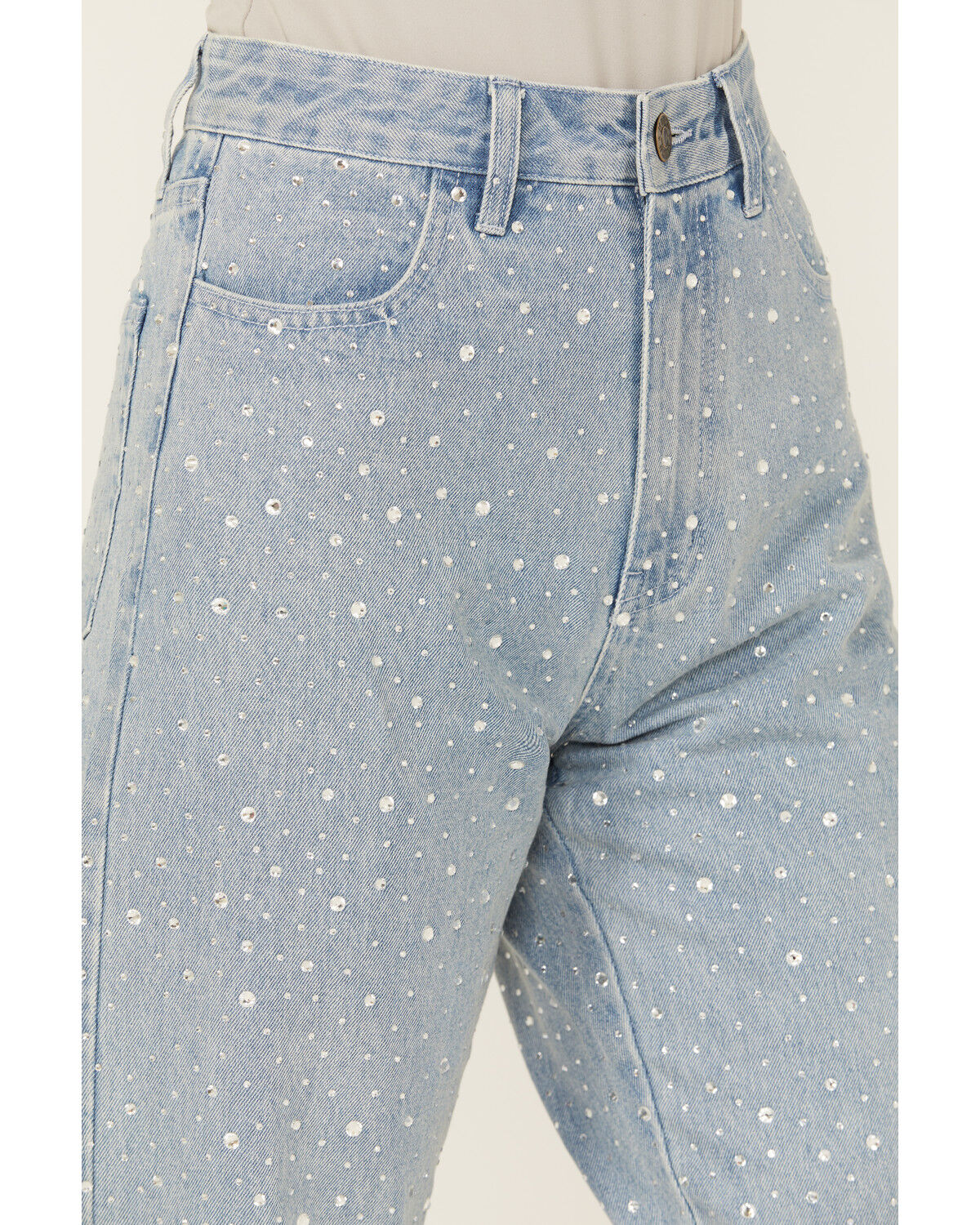 Image #2 - Show Me Your Mumu Women's Light Wash Icon Straight Jeans, Light Wash, hi-res