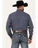 Image #4 - Roper Men's West Made Geo Print Long Sleeve Pearl Snap Western Shirt, Dark Blue, hi-res