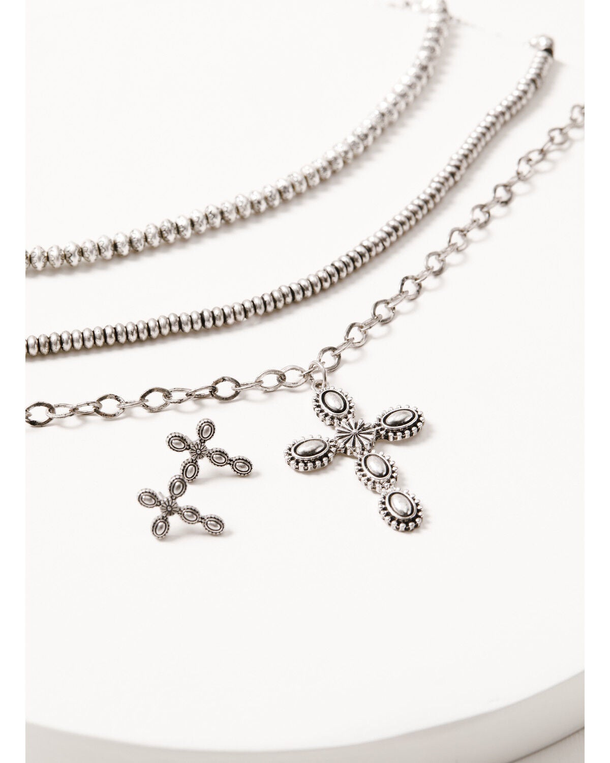 Shyanne Women's Shiloh Ridge Cross Jewelry Set - 2 Piece, Silver, hi-res