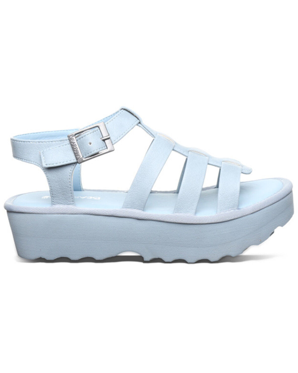 Image #2 - Bearpaw Women's High Seas Platform Sandals, Blue, hi-res