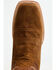 Image #6 - Tanner Mark Men's Ruff Out Suede Western Boots - Broad Square Toe, Brown, hi-res