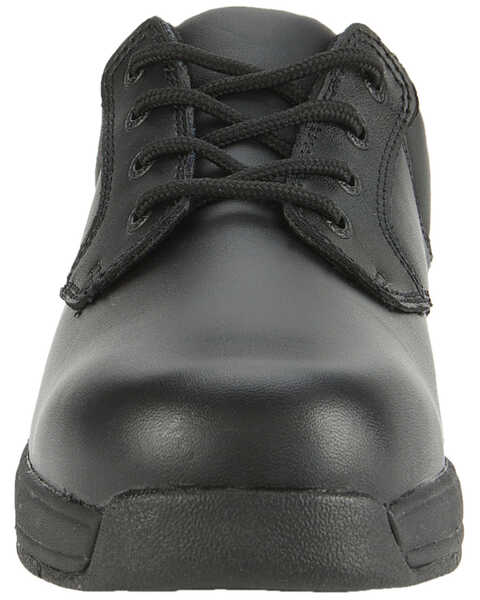 Image #4 - Rocky Men's Oxford Work Shoe - Plain Toe, Black, hi-res