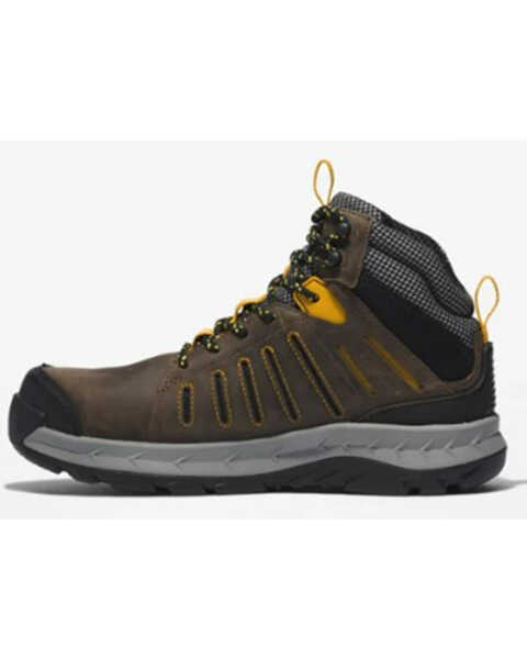 Image #3 - Timberland Men's Waterproof Lace-Up Work Boots - Composite Toe, Brown, hi-res