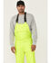 Image #2 - Forge Workwear Men's FR Hi-Vis Rain Bib Work Overalls, Yellow, hi-res