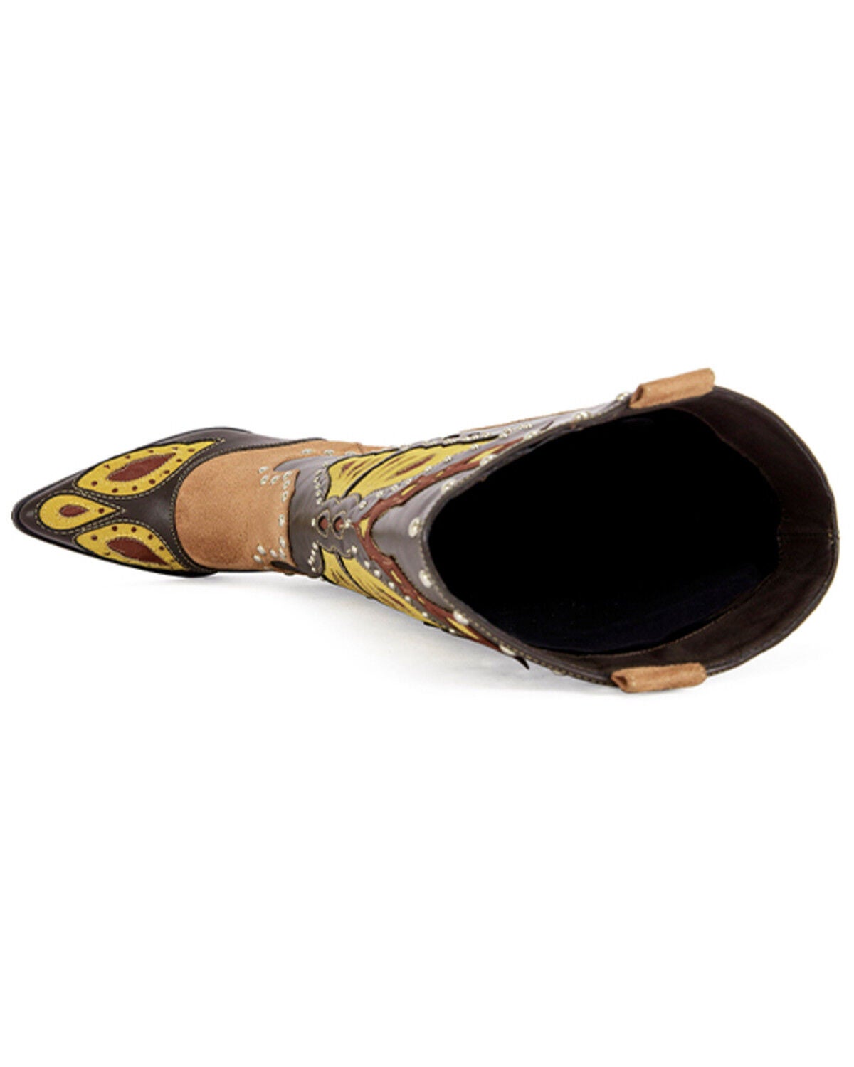 Image #4 - Azalea Wang Women's Flutter Tall Fashion Boots - Round Toe, Brown, hi-res