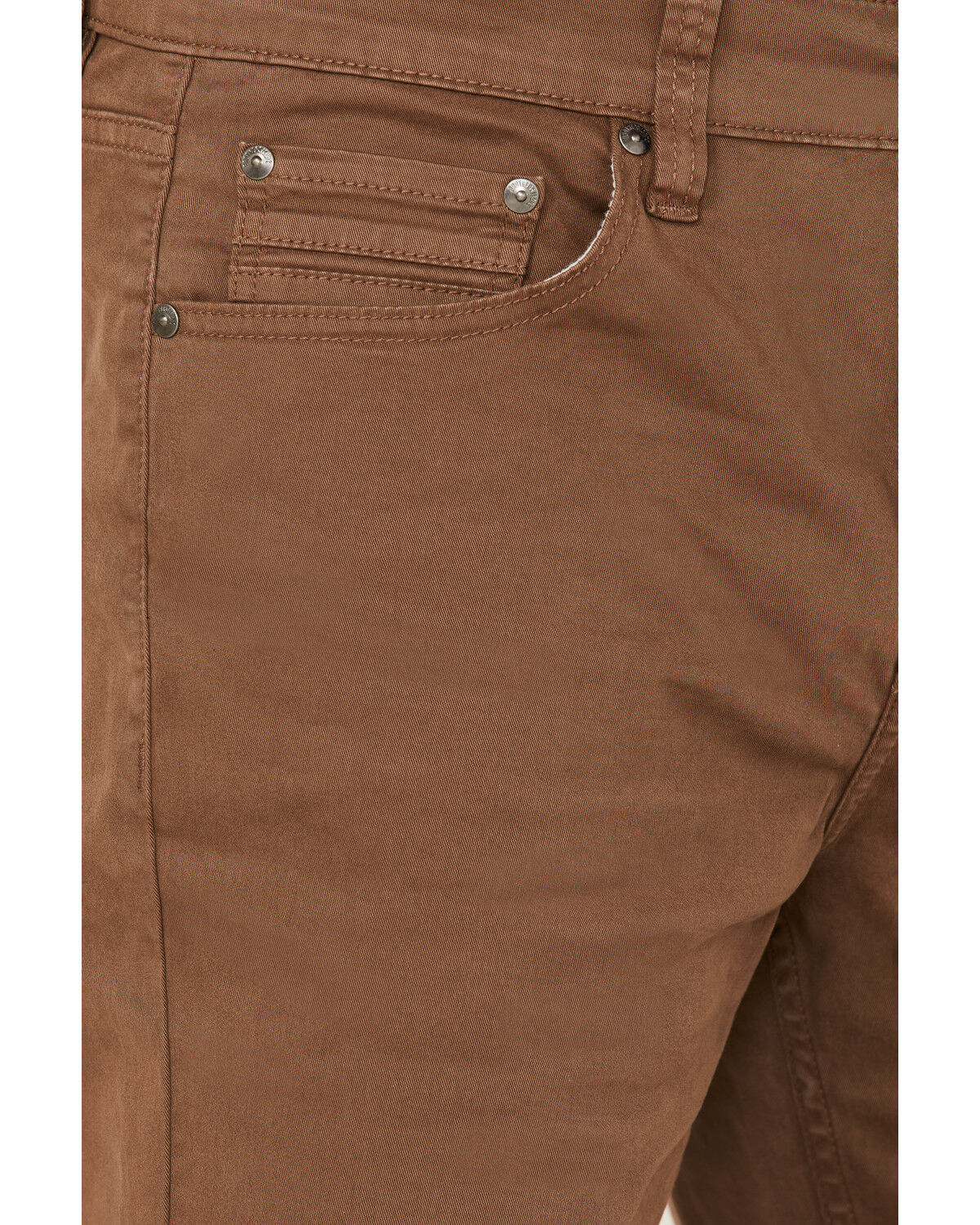 Image #2 - Brothers and Sons Men's Whiskey Wash Stretch Slim Straight Jeans, Tan, hi-res
