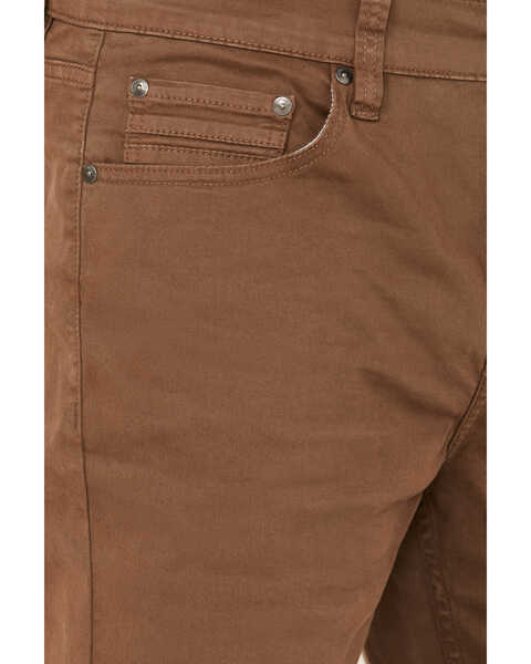 Image #2 - Brothers and Sons Men's Whiskey Wash Stretch Slim Straight Jeans , Tan, hi-res