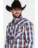 Image #3 - Cowboy Hardware Men's Multi Large Plaid Long Sleeve Western Shirt, , hi-res
