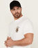 Image #2 - Brixton Men's El Toro Bull Short Sleeve Graphic T-Shirt , White, hi-res