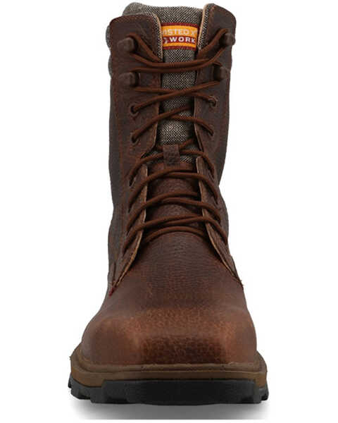 Image #4 - Twisted X Men's 8" UltraLite X™ Work Boots - Nano Toe , Brown, hi-res