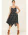Image #1 - Molly Bracken Women's Hanky Hem Midi Dress, Navy, hi-res