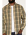 Image #3 - Resistol Men's Boulder Large Plaid Button Down Western Shirt, Sage, hi-res