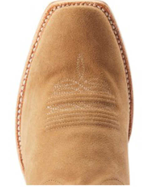 Image #4 - Ariat Men's Futurity Showman Roughout Western Boots - Square Toe, Beige/khaki, hi-res