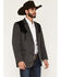 Image #2 - Circle S Men's Boise Western Suit Coat - Short, Reg, Tall, Hthr Charcoal, hi-res