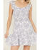 Image #3 - Wrangler Retro Women's Ruffle Smocked Mini Dress, Blue, hi-res