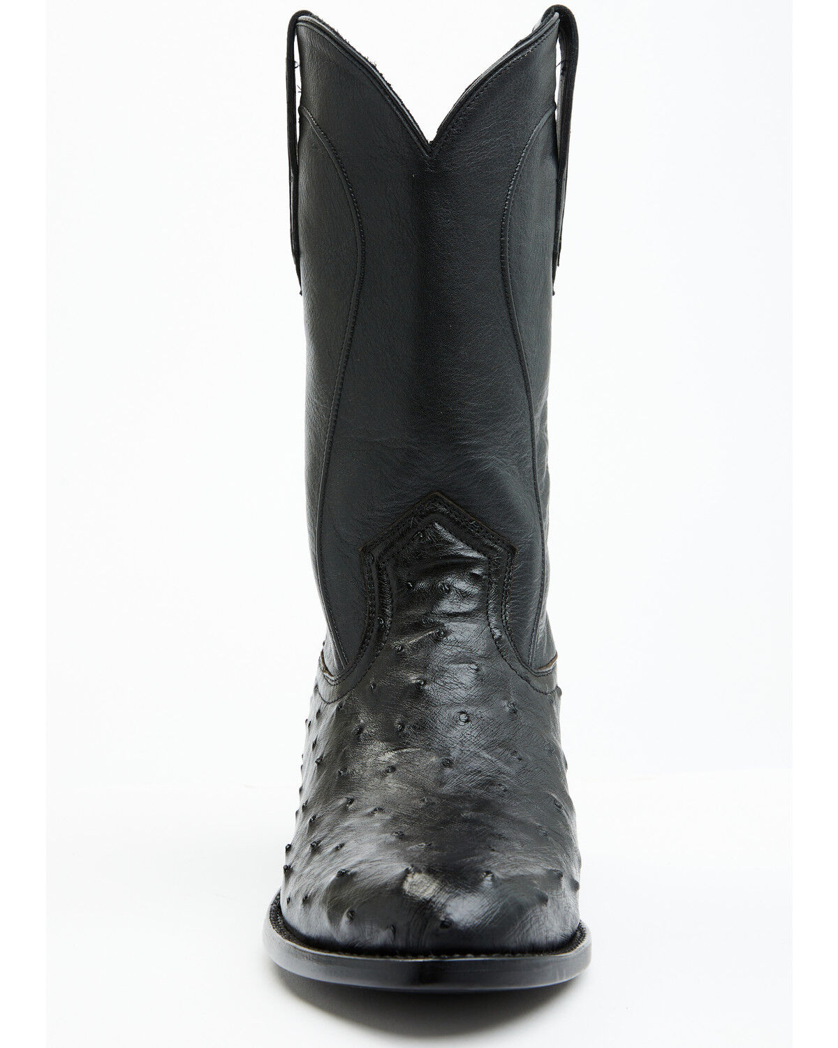 Image #4 - Cody James Black 1978® Men's Chapman Exotic Full-Quill Ostrich Western Boots - Round Toe, Black, hi-res