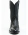 Image #4 - Cody James Black 1978® Men's Chapman Exotic Full-Quill Ostrich Western Boots - Round Toe, Black, hi-res