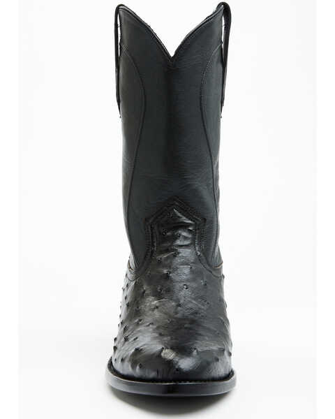 Image #4 - Cody James Black 1978® Men's Chapman Exotic Full-Quill Ostrich Western Boots - Medium Toe , Black, hi-res