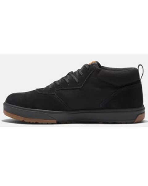 Image #3 - Timberland Men's Berkley Chukka Work Shoes - Composite Toe, Black/brown, hi-res