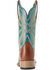 Ariat Women's Odessa Stretchfit Performance Western Boots - Broad Square Toe , Brown, hi-res