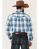 Image #4 - Roper Men's Clear Sky Large Plaid Print Long Sleeve Button Down Western Shirt , Green, hi-res