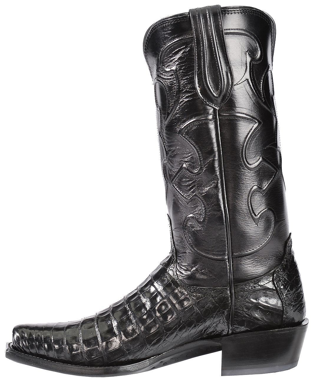 lucchese crocodile belly boots