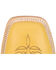 Image #6 - Justin Men's Deerskin Tall Western Boots - Square Toe, Yellow, hi-res