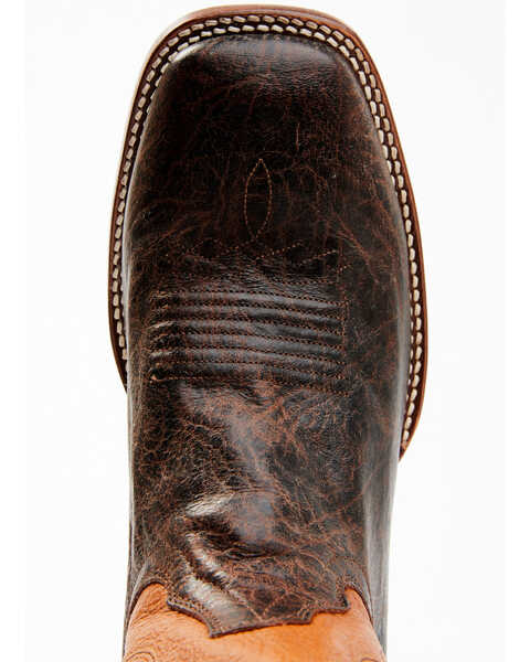 Image #6 - Cody James Men's Melbourne Cognac Leather Western Boots - Broad Square Toe , Orange, hi-res