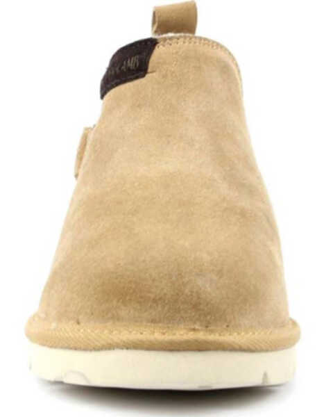 Image #4 - Superlamb Women's Ongi Elastic Velcro Suede Leather Casual Pull On Boot - Round Toe , Tan, hi-res