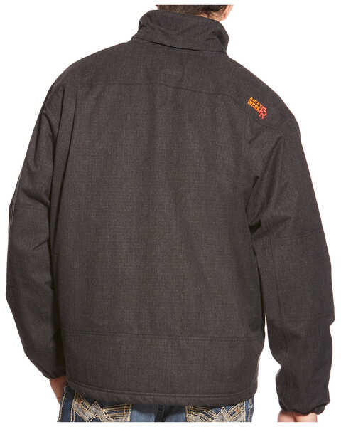 Image #2 - Ariat Men's FR Waterproof Jacket, Black, hi-res