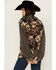 Image #4 - POL Women's Floral Long Sleeve Shacket, Black, hi-res