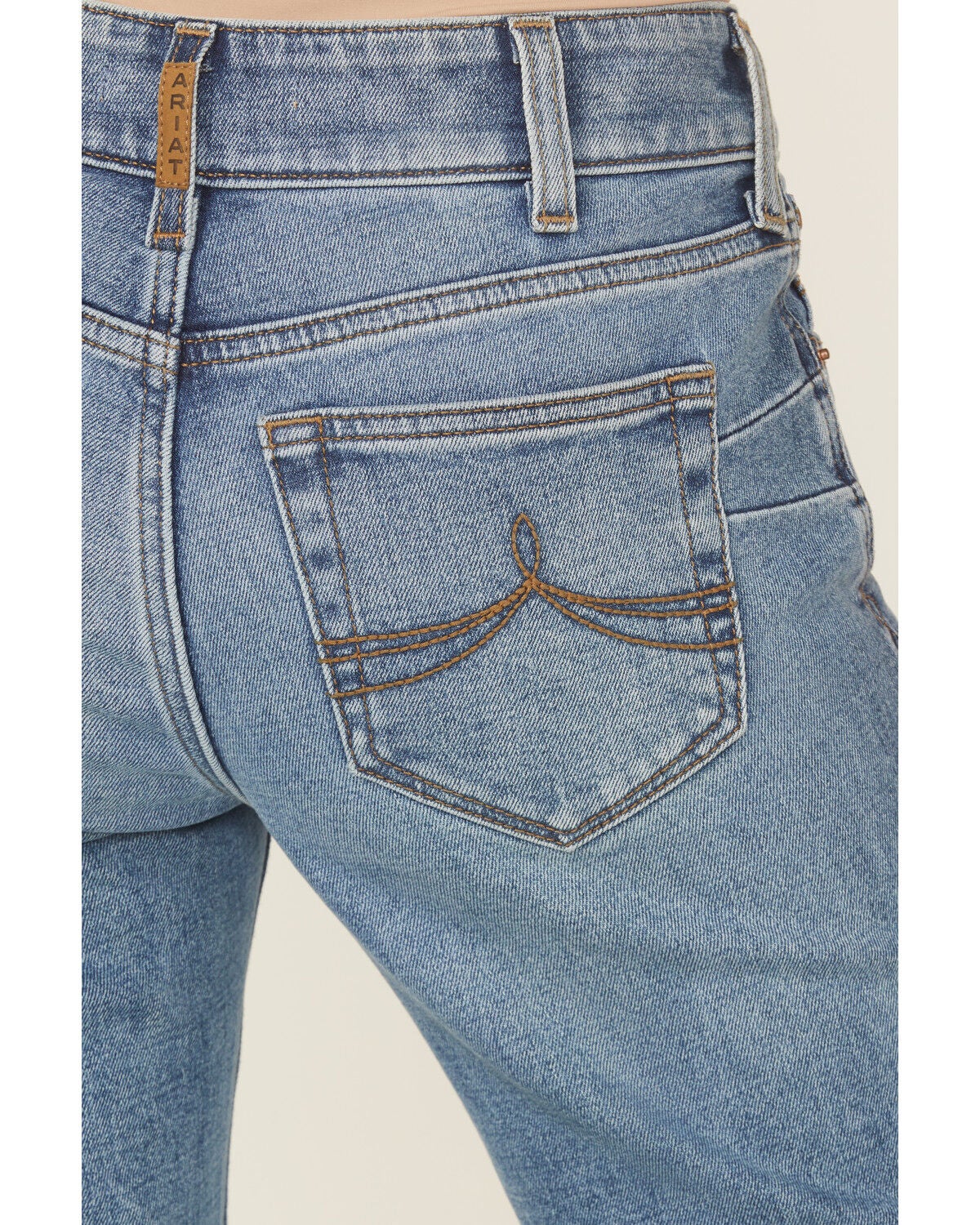 Image #4 - Ariat Women's Medium Wash Acclimatize Bootcut Stretch Denim Jeans, Medium Wash, hi-res