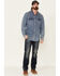 Image #2 - Rock & Roll Denim Men's Long Sleeve Denim Western Shirt, Blue, hi-res