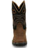 Image #4 - Justin Men's Warhawk Slickline 11" Waterproof Pull-On Work Boots - Soft Toe, Brown, hi-res