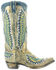 Old Gringo Women's Eagle Stitch Western Boots - Snip Toe, Sand, hi-res