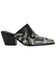 Image #2 - Azalea Wang Women's Cecily Western Mules, Black, hi-res