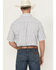 Image #4 - Wrangler Men's Classic Plaid Print Short Sleeve Button-Down Western Shirt, White, hi-res