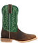 Image #2 - Durango Men's Rebel Pro&trade; Bridle Western Boot - Square Toe, Green, hi-res
