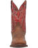 Dan Post Men's Killeen Western Performance Boots - Broad Square Toe, Distressed Brown, hi-res