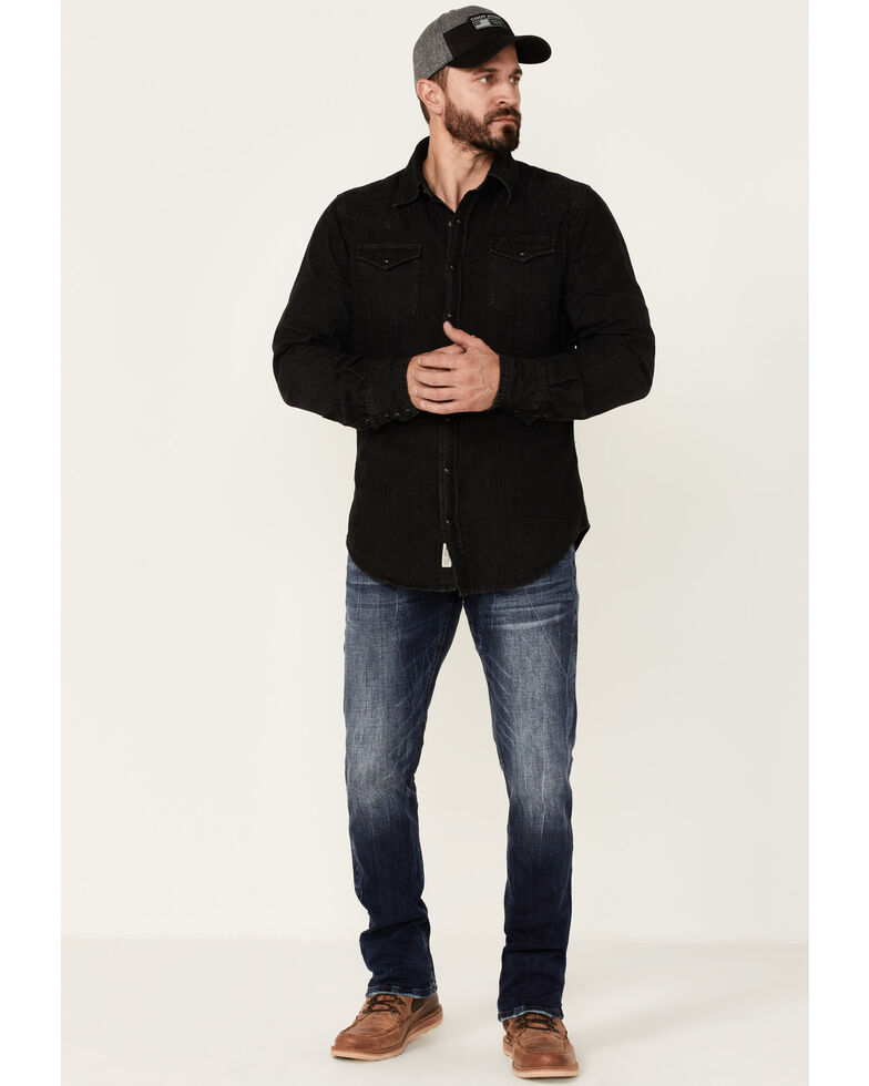 Howizter Men's Hazard Patriot Medium Dark Wash Stretch Straight Leg Jeans , Dark Medium Wash, hi-res