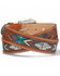 Image #3 - Justin Men's Sierra Sunrise Leather Belt, Brown, hi-res