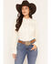 Image #1 - Wrangler Retro Women's Sierra Horse Print Slim Long Sleeve Snap Western Shirt, Cream, hi-res