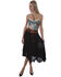 Image #1 - Honey Creek by Scully Women's Black Crochet Belt Skirt, Black, hi-res